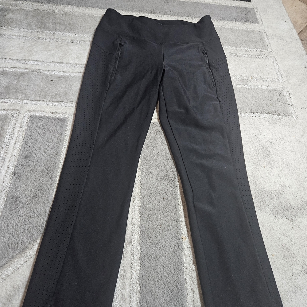 ATHLETA Black Activewear Leggings with Logo